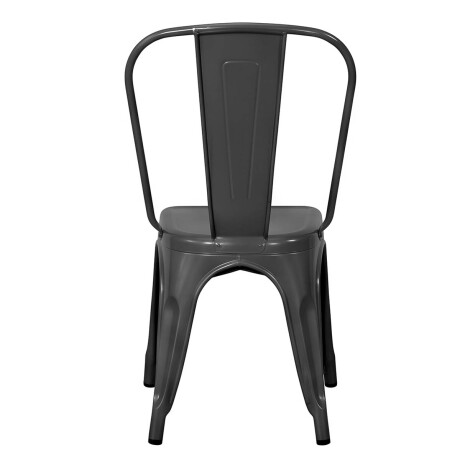 Silla Tolix Metálica Acero Industrial Sandman Comedor Negro