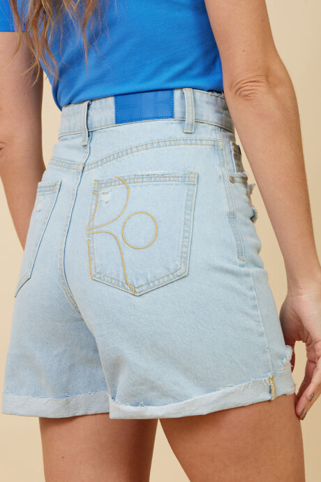 SHORT BLAU RUSTY Azul Claro