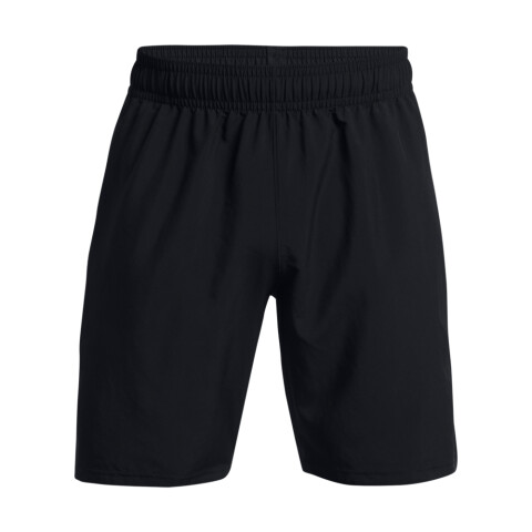 UA Tech Woven Wordmark Short-GRY BLK-001