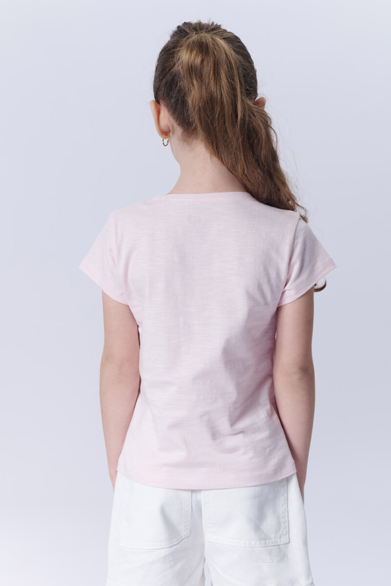 Remera manga corta slub estampa Cangrejo Rosa