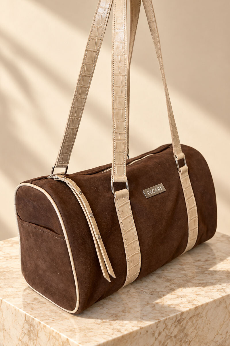 Cartera baulito Chocolate