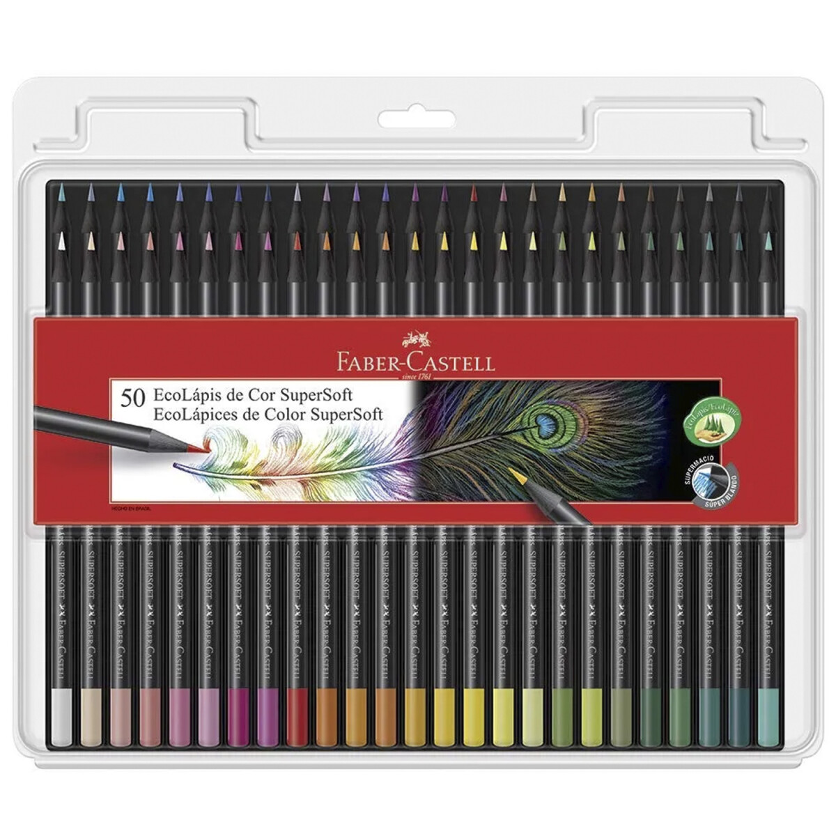 Set de 50 Eco Lápices de Colores Super Soft Faber-Castell 