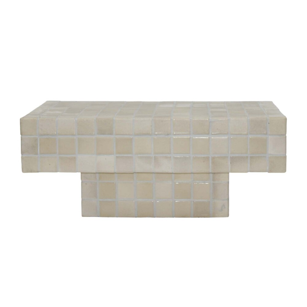 MESA RATONA CERAMICA NATURAL-BEIGE SANTORINI BEIGE