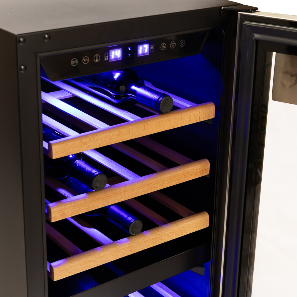 Cava De Vino Doble Temperatura - 28 Botellas AC - Mon Vin Cava De Vino Doble Temperatura - 28 Botellas AC - Mon Vin