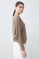 Blusa manga dollman verde oliva