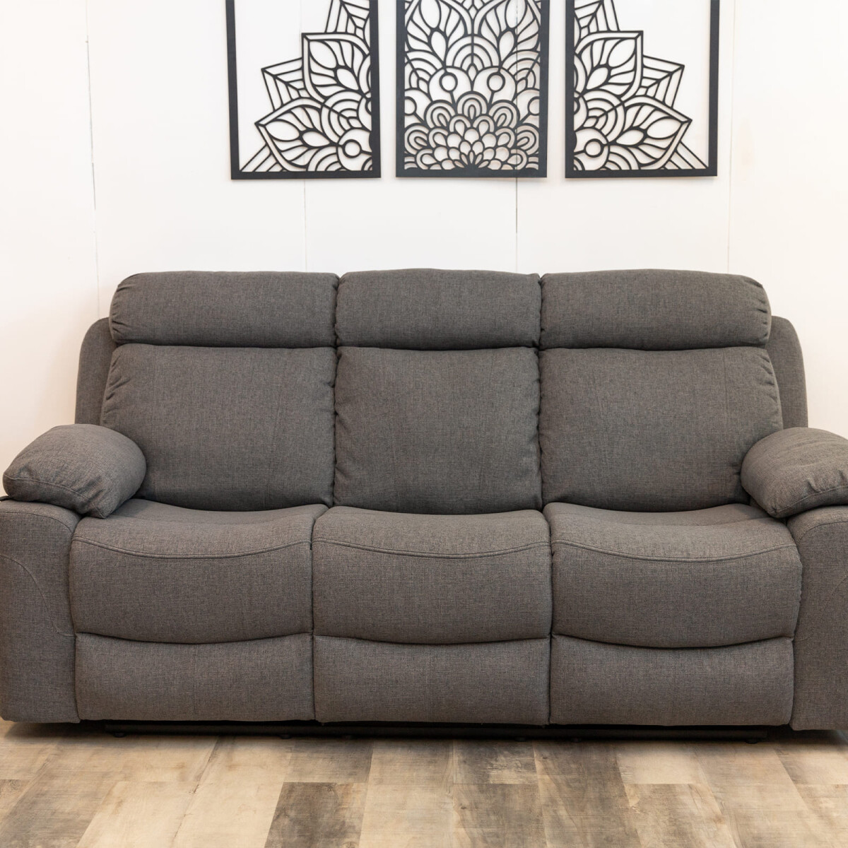 Reclinable Drink Gris 3 cuerpos 