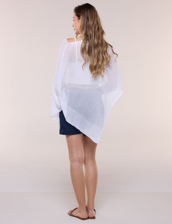 Poncho Traslúcido BLANCO