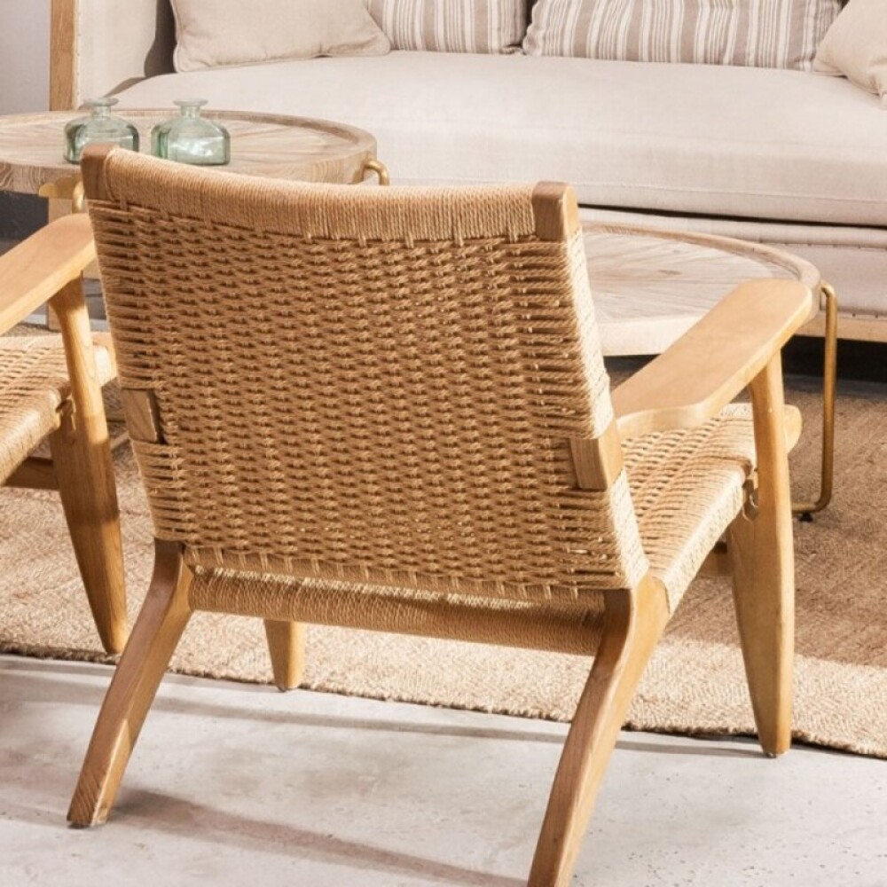 Butaca Hanoi - Madera de Olmo Beige