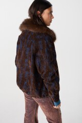 Campera Earth Chocolate/Azul