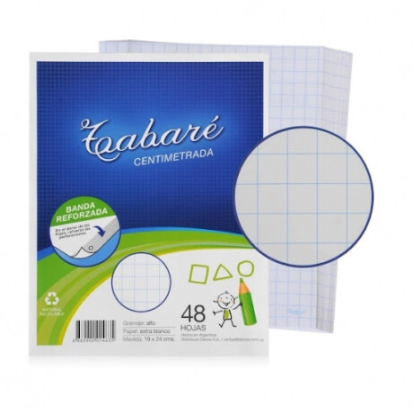Hojas de Deberes Tabaré Centimetrada