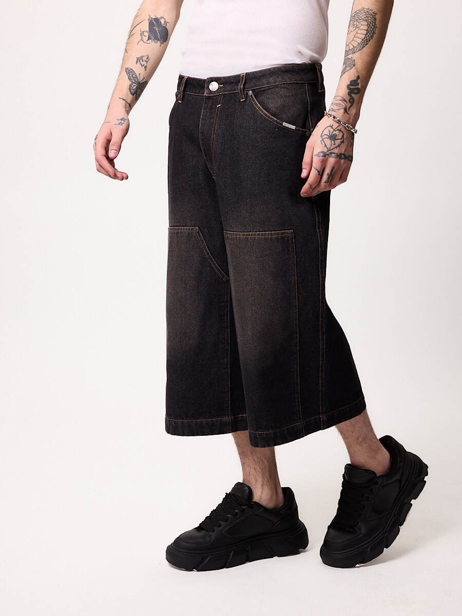 BERMUDA JEAN BARGO DIXIE Gris Oscuro