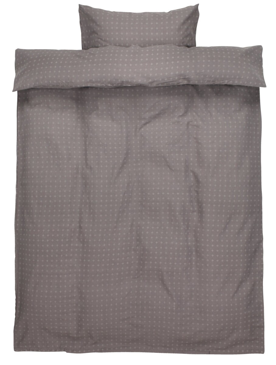 Juego funda nórdica KATJA 155x220 gris 