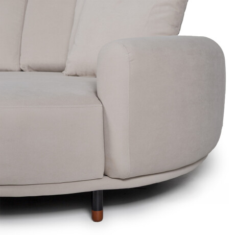 Rinconera Equilibrio - Tela Microfibra - Chaise derecho TC2029 (Tostado)
