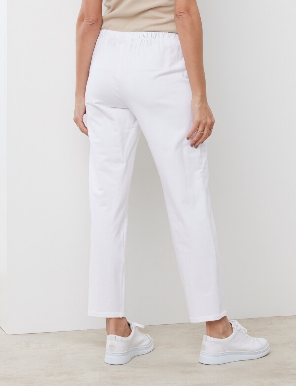 Jogger Comfy Algodon BLANCO