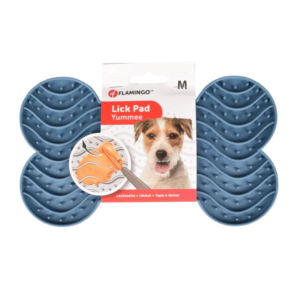 TAPETE PARA LAMER YUMMEE SILICONA HUESO PETRÓLEO M 21,8CM DISPLAY TAPETE PARA LAMER YUMMEE SILICONA HUESO PETRÓLEO M 21,8CM DISPLAY