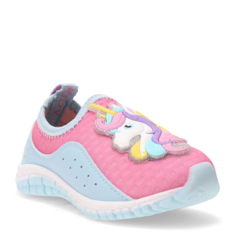 Championes de Niña KIDY con unicornio Rosado - Azul