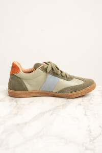 Zapatilla Cuero Combinada Safari