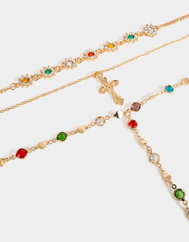 Collares Largos Religioso Collar Largo Religioso - Dorado