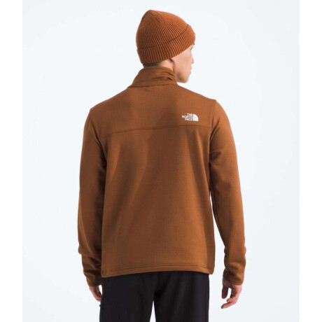 Campera Polar Cedar Trail Grid hombre Burnt Umber