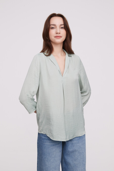 Blusa Laren Verde Agua