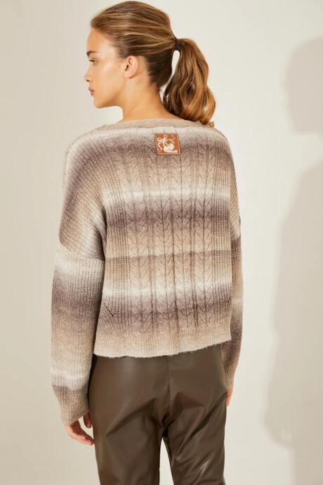 SWEATER SHAGGY BEIGE
