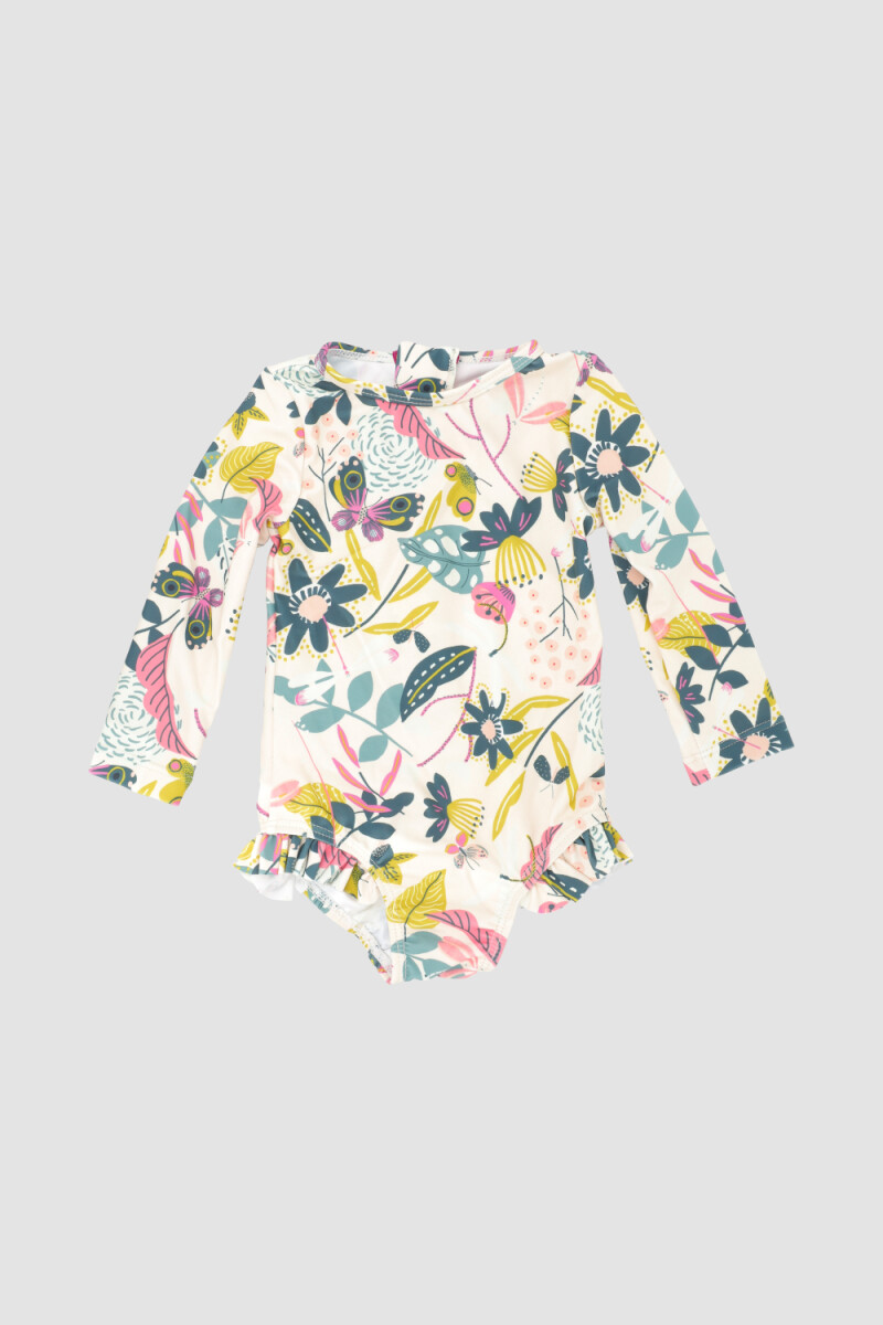 Malla manga larga floripa uv50 Floral