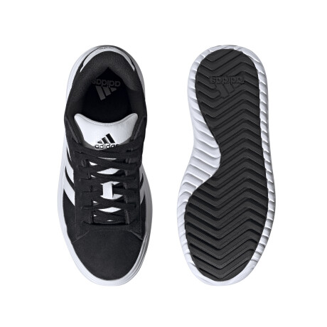 Championes adidas Grand Court Platform Mujer Black & White