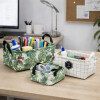 Cesta Organizadora de Tela Multiuso con Asas - Set por 3 Cesta Organizadora de Tela Multiuso con Asas - Set por 3