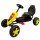 Auto Go Karting Pedal Infantil Cuatriciclo Carrera Amarillo