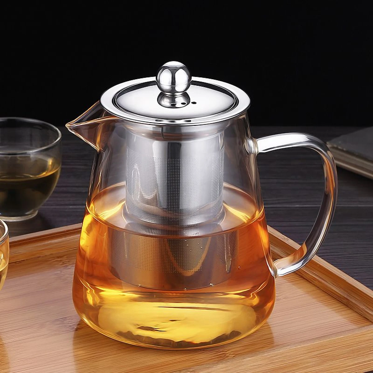 Tetera De Vidrio Con Infusor 950ML 