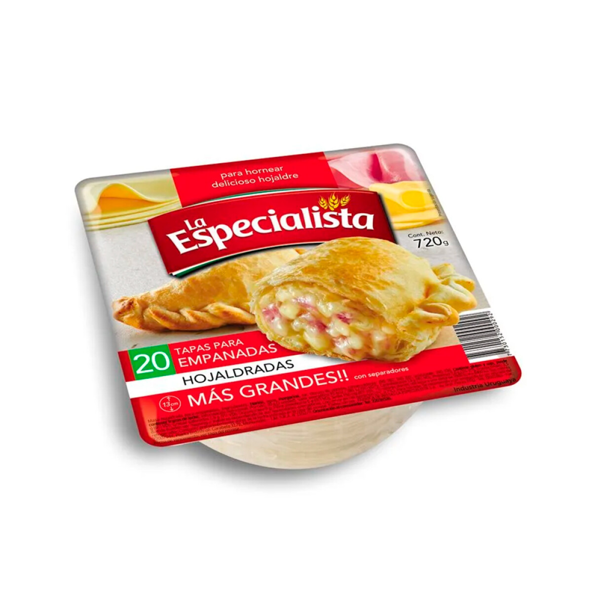 Tapa Para Emp. La Especialista X 20 Hojaldrada 