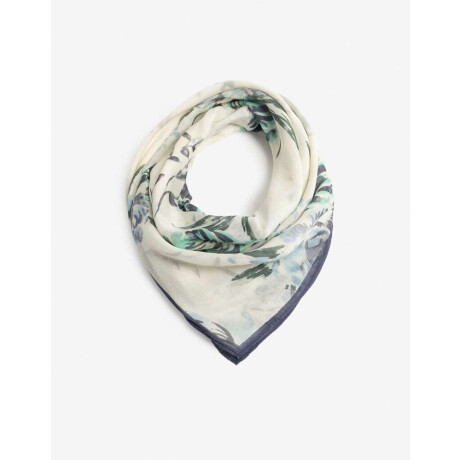 Pañuelo De Raso Con Estampado Romantico De Rosas Estampado Flores