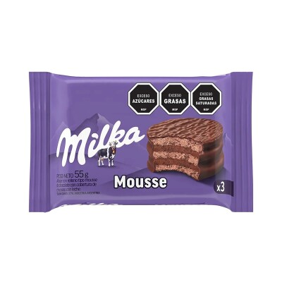 Alfajor Milka Triple Mousse Alfajor Milka Triple Mousse