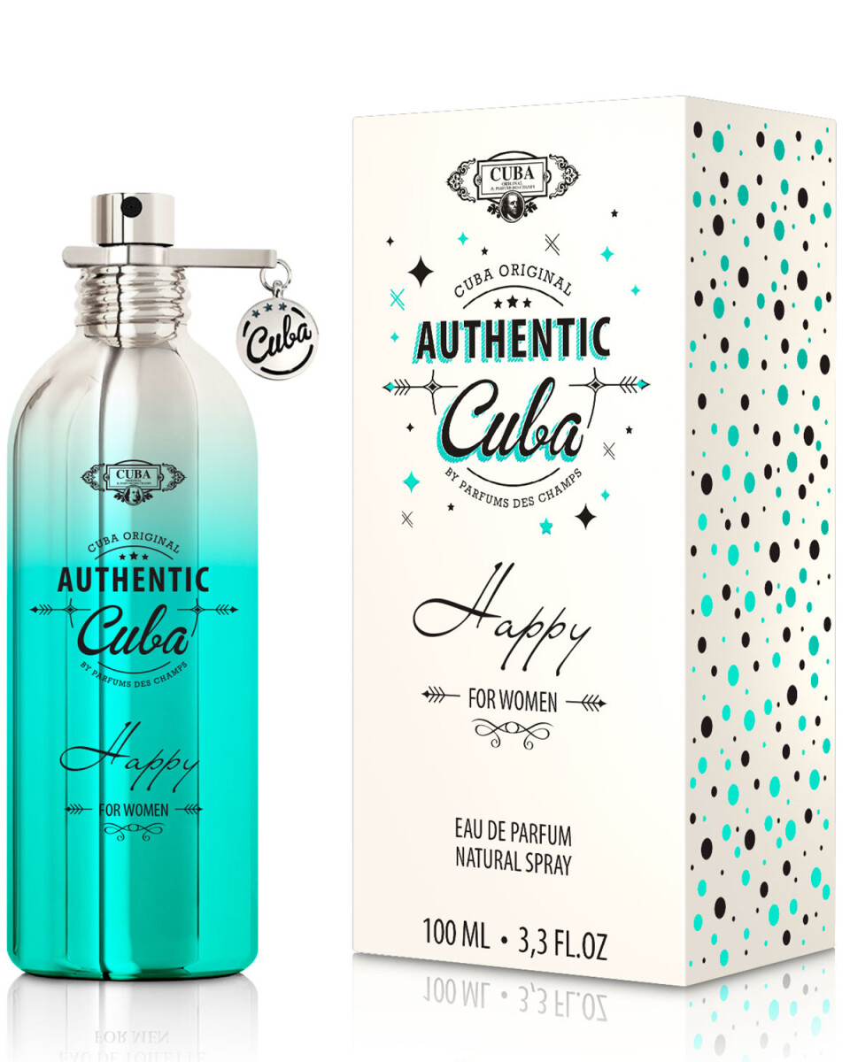 Perfume Cuba Authentic Happy for Women EDP 100ml Original 