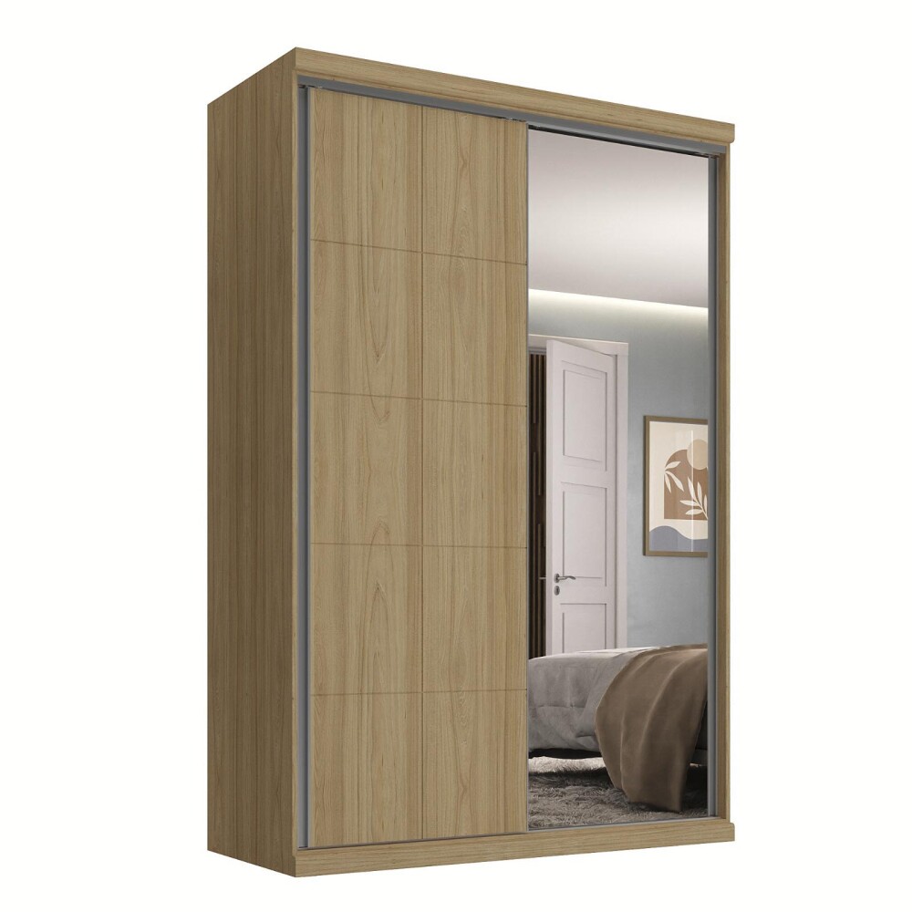 ROPERO PLACARD 2 PUERTAS MDF NATURAL-BEIGE SOUTH