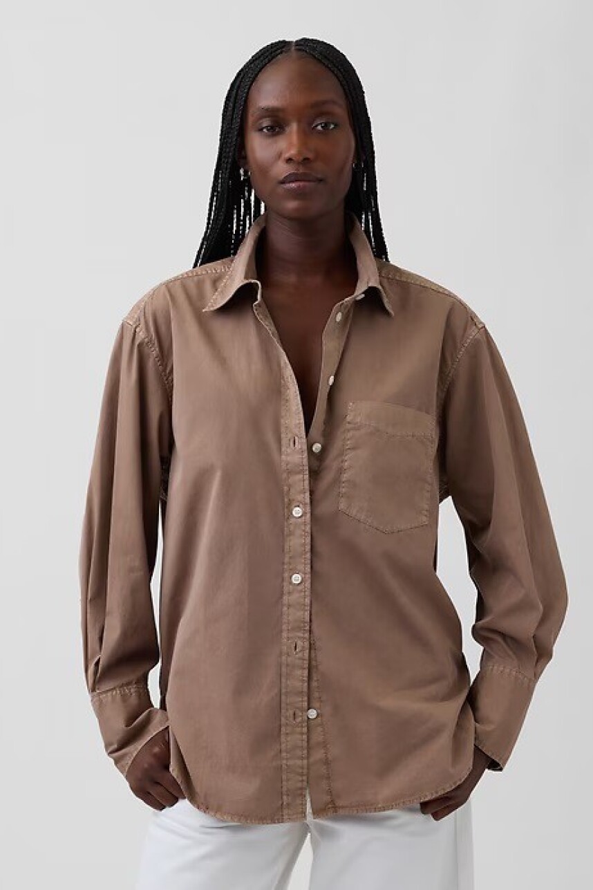 Camisa Big Mujer Amber Wood
