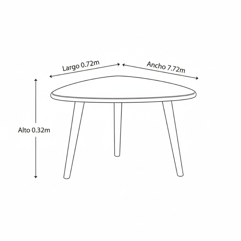 MESA CENTRO TRIBE MED/SE (CD) Unica