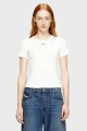 TSHIRT ELE-LONG-OD Blanco