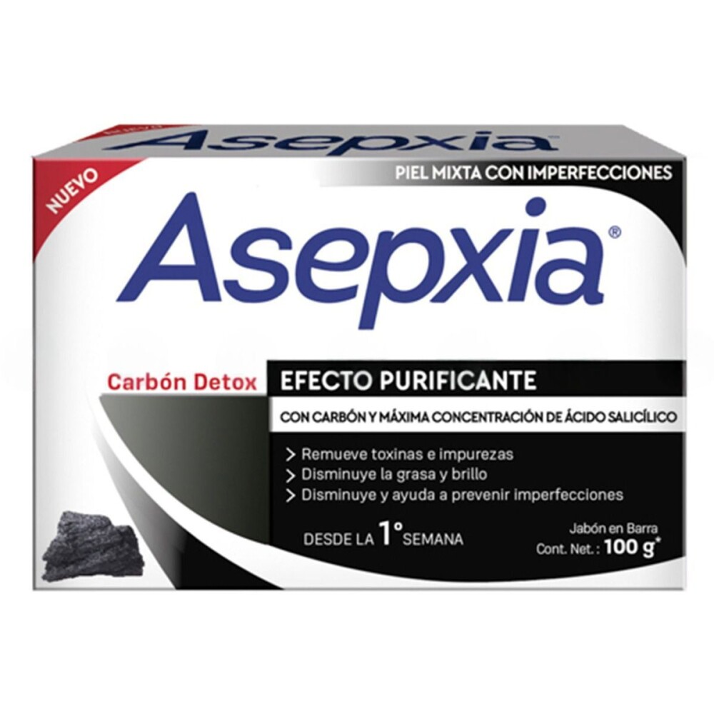 ASEPXIA CARBON DETOX JAB PIEL MIX IMPERF única