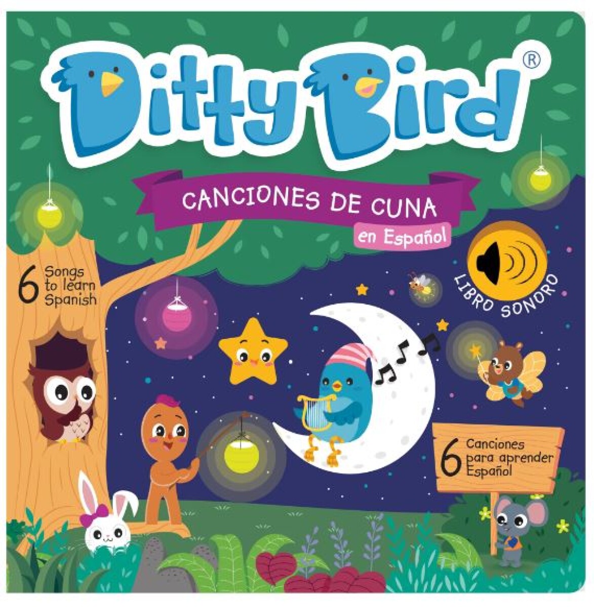 Libro Musical infantil - Canciones de Cuna en español 