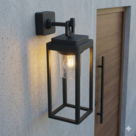 Aplique de pared estilo farol colonial 43cm Aplique de pared estilo farol colonial 43cm