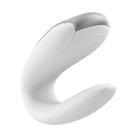 Satisfyer Double Fun Partner Vibrador Bluetooth Blanco
