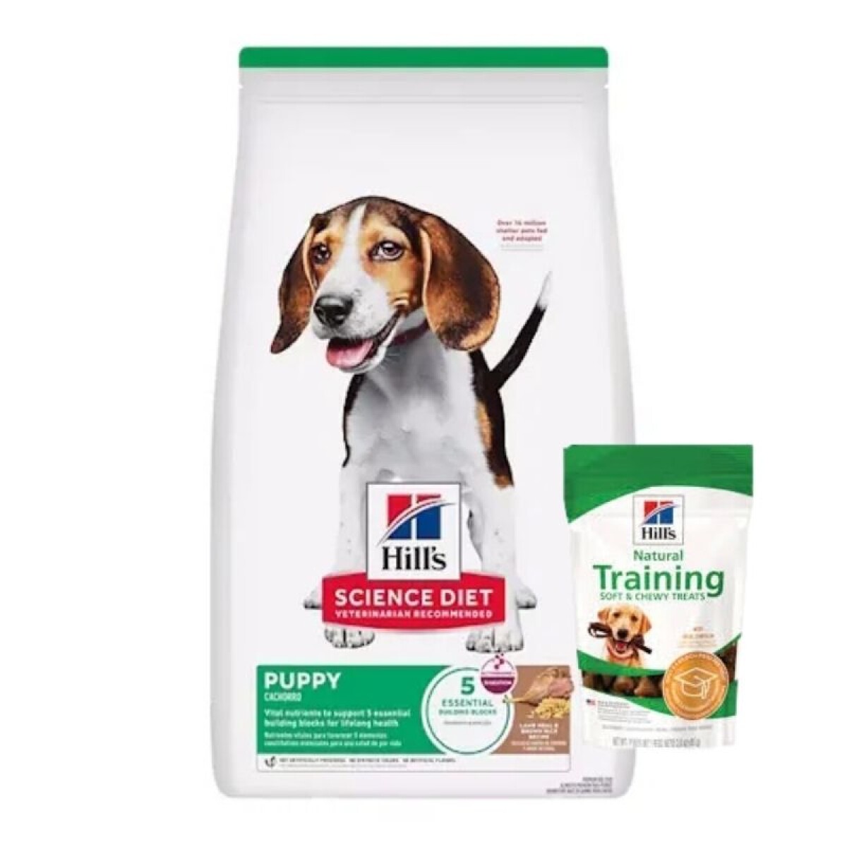 Hill’s Science Diet Puppy Lamb Meal & Brown Rice Recipe 5,67 kgs + 1 Treats Training 