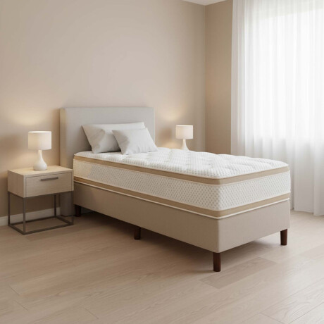 SOMMIER DE ESPUMA IVORY A 1 PLAZA