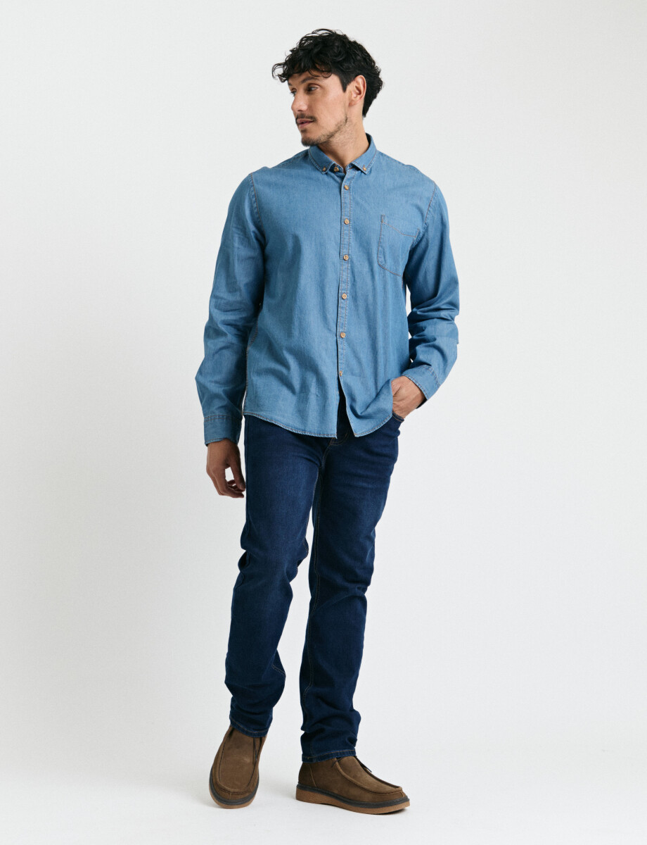 012637 CAMISA HARRY Azul Claro