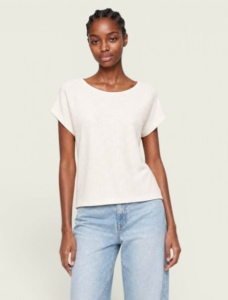 BLUSA LIGERA DE MANGA CORTA BLANCO