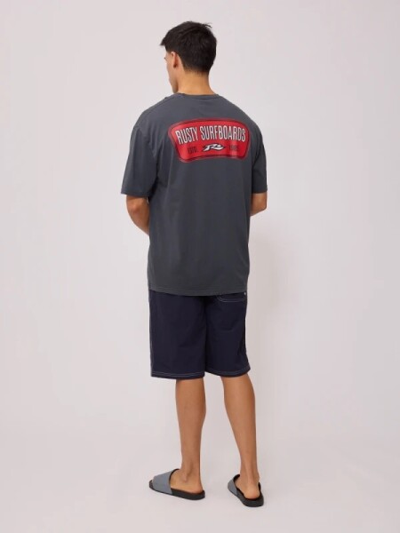 T-SHIRT RUSTY POPIK GRIS