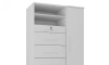 Cómoda zapatera Imperial 1 Puerta 5 Cajones Blanco