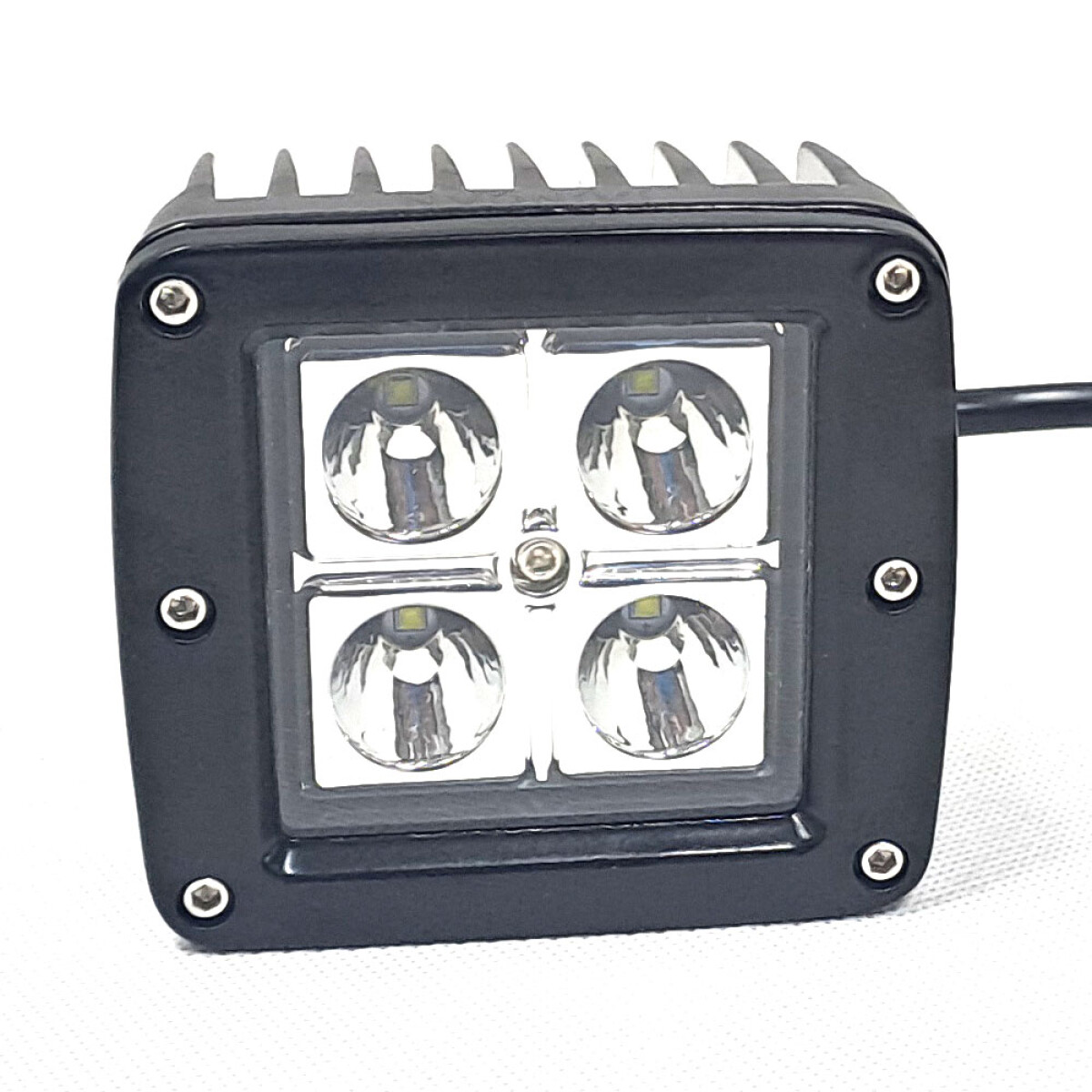 FARO LED - RECTANGULAR 8X7.5CM 4LED MULTI VOLTAJE - 