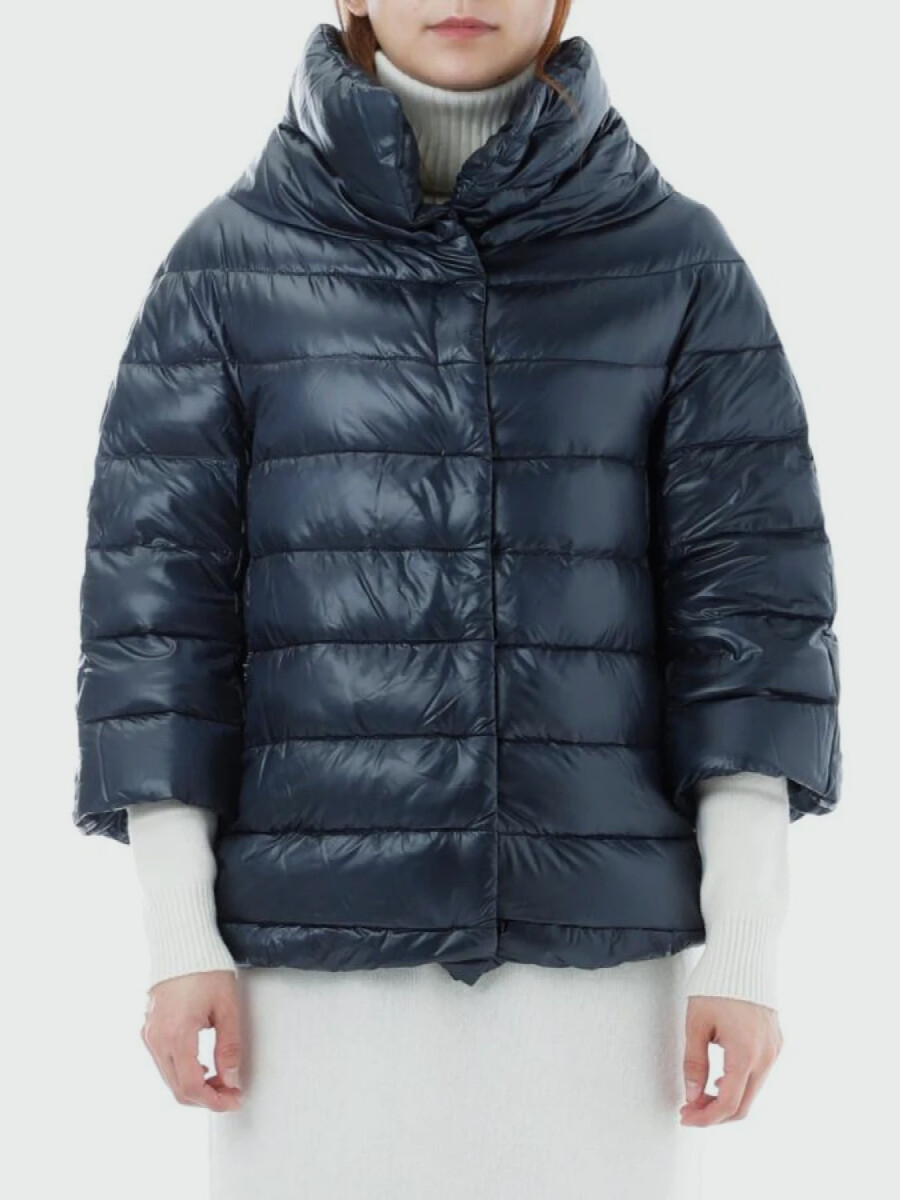 Herno-Campera de nylon rellena de plumas, Aminta - Azul 